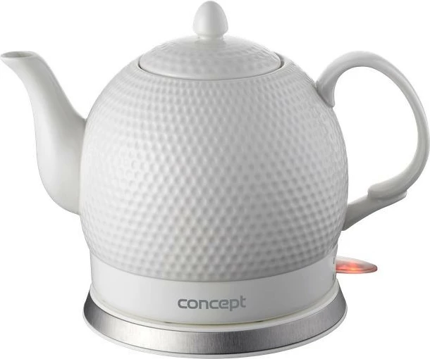 Keramični električni ibrik Concept RK0050, 1,2 L, bel