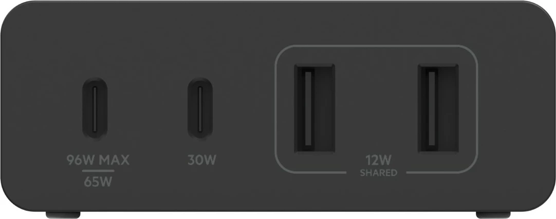 Hitri polnilec Belkin WCH010vfBK, 108 W, 2 x USB-C, iPhone/Galaxy, črn