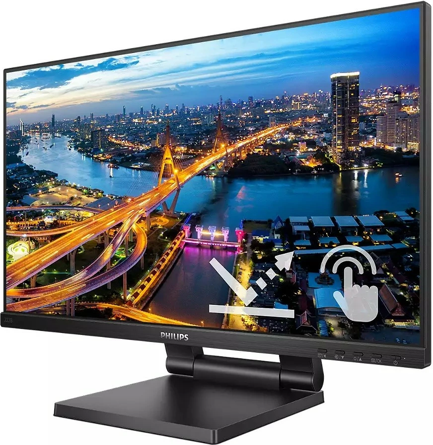 21,5" IPS na dotik, Full HD monitor Philips 222B1TC, črn