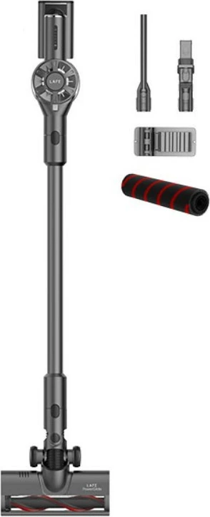 Pokončni brezžični sesalnik Lafe PowerGlide 200W BLDC, 22 kPa, 0,5 L, do 35 min, 2200 mAh, črn