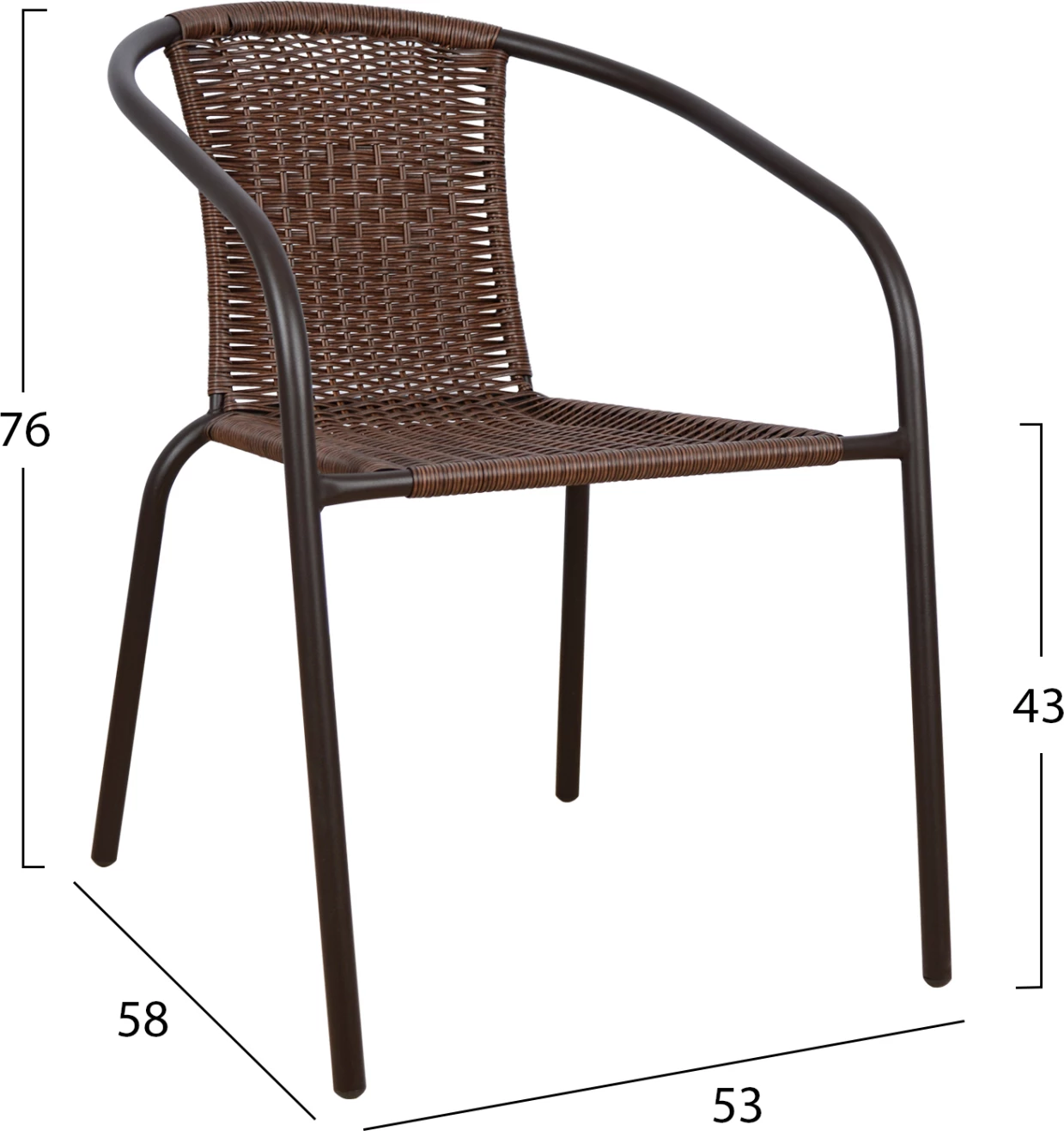 Set jedilne mize 5 kosov s 4 stoli in mizo FH5189.01