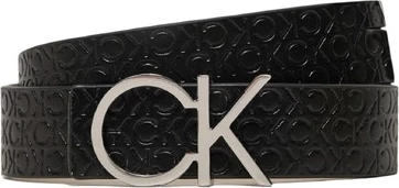 Eleganten ženski pas Calvin Klein, črn