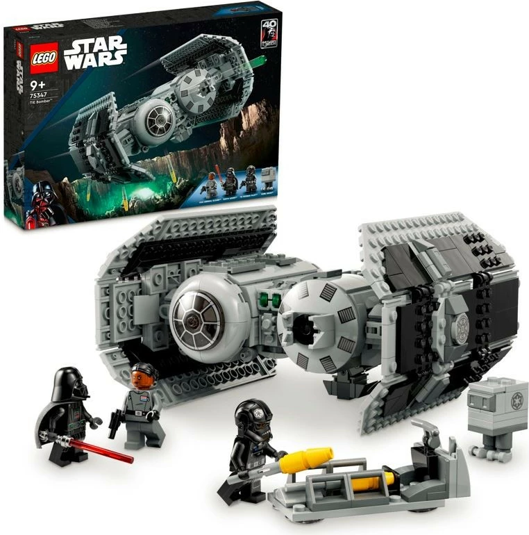 Set TIE Bomber, 625 kosov, z minifigurami, siv — LEGO Star Wars 75347