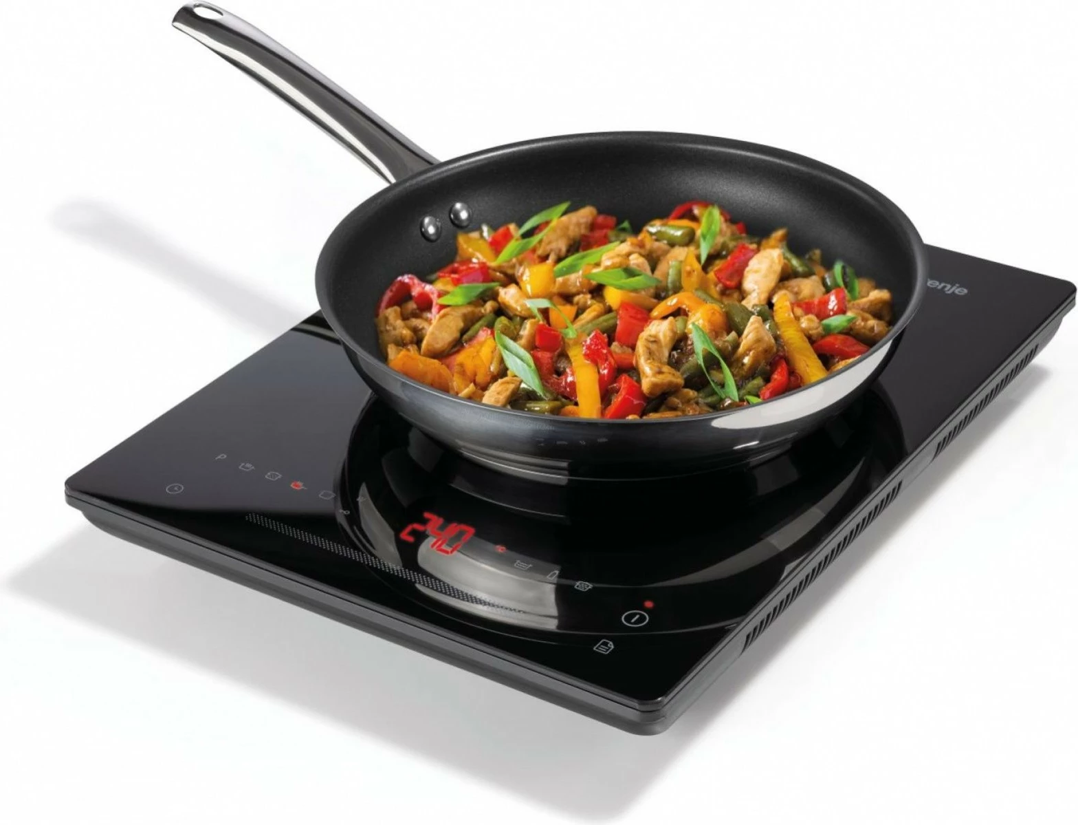 Indukcijska kuhalna plošča, 1 cona, 2000 W, črna Gorenje ICY2000SP