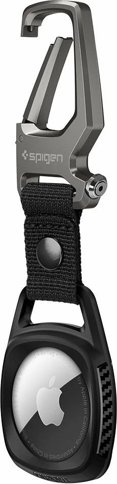 Ovitek Spigen Rugged Armor za Apple AirTag, mat črn