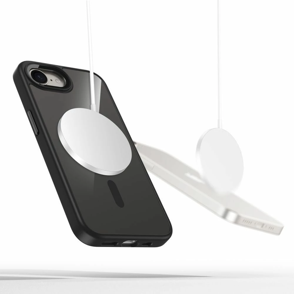 Ovitek za telefon MagMat MagSafe, Tech-Protect, Nothing Phone 3A, polprosojen-črn