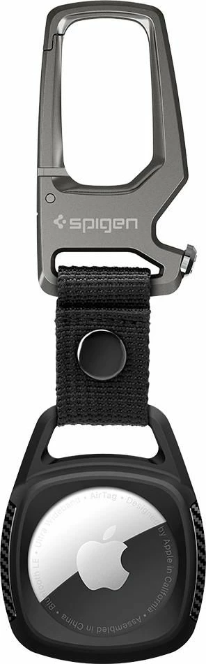 Ovitek Spigen Rugged Armor za Apple AirTag, mat črn