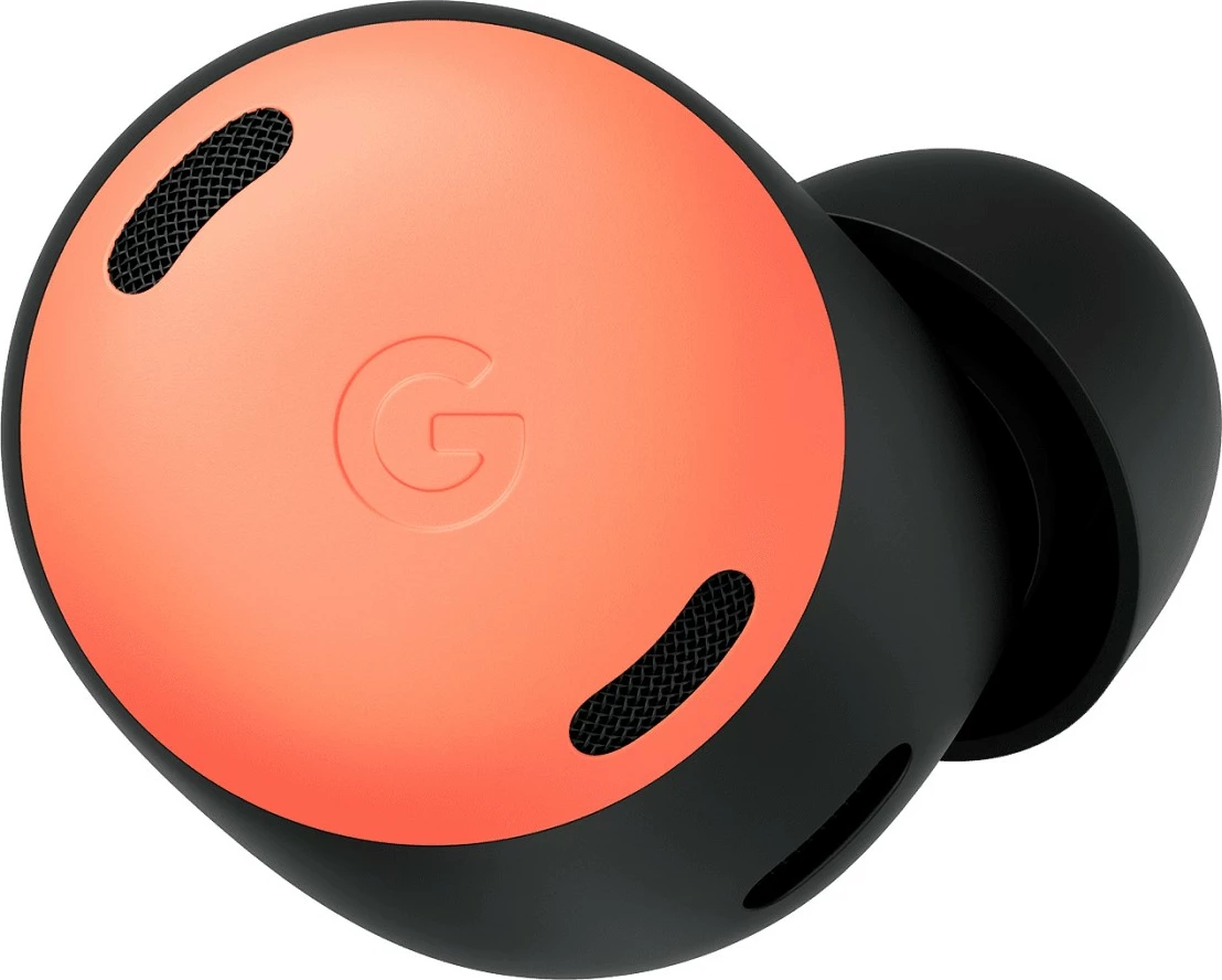 Brezžične slušalke z aktivnim dušenjem hrupa Google Pixel Buds Pro Coral, Bluetooth, s polnilno škatlico