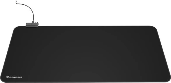 Velika podloga za miško Genesis Boron 500 XXL RGB, črna