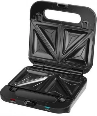 Večfunkcijski toster z 3 zamenljivimi ploščami, 750 W, črn - Amica SMK4011