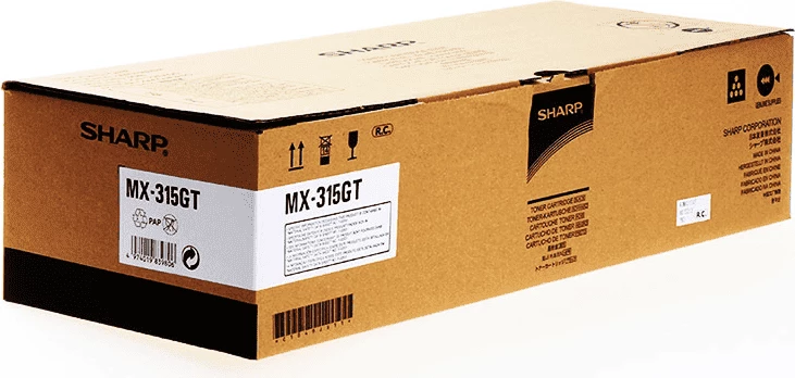 Toner kartuša Sharp MX-315GT, zmogljivost 27.500 strani, standardna, črna