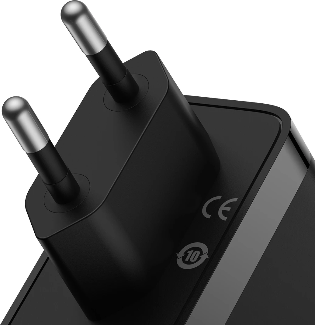 Hiter polnilec Baseus GaN5 Pro, 140 W, 2x USB-C + USB-A, EU, črn