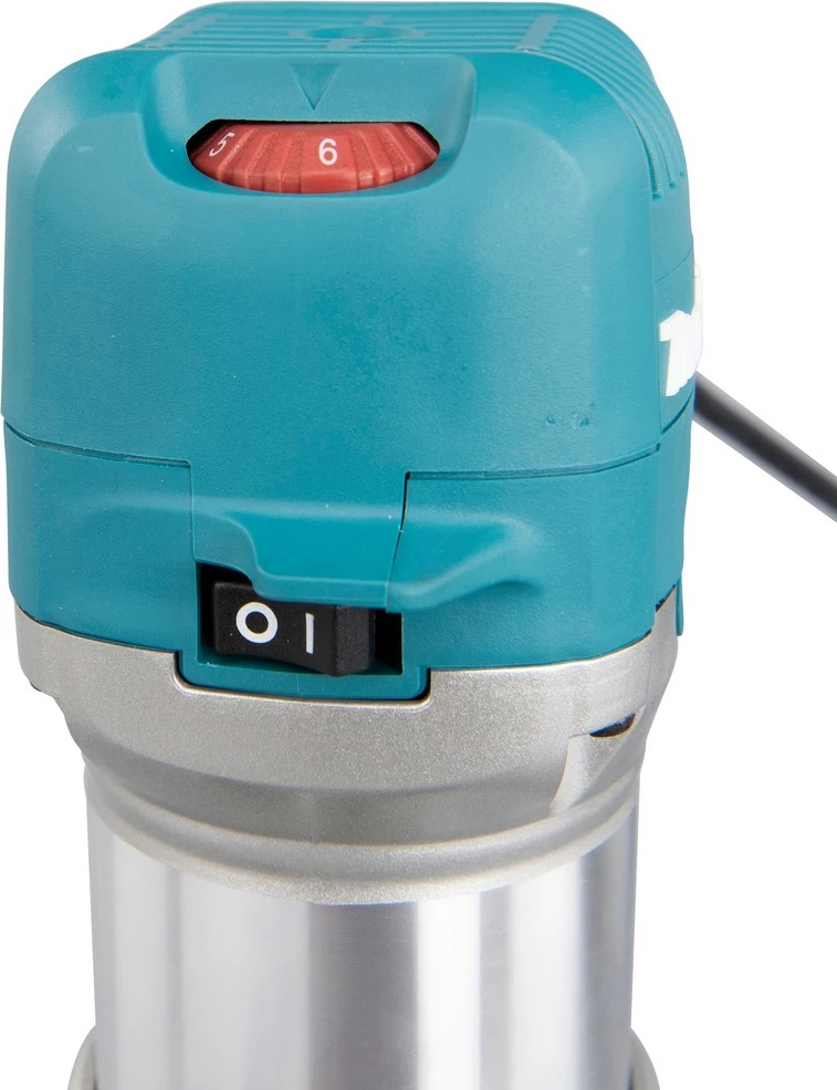 Električni rezkar, 710 W, 6/8 mm, črn/siv/zelena Makita RT0702CX2J