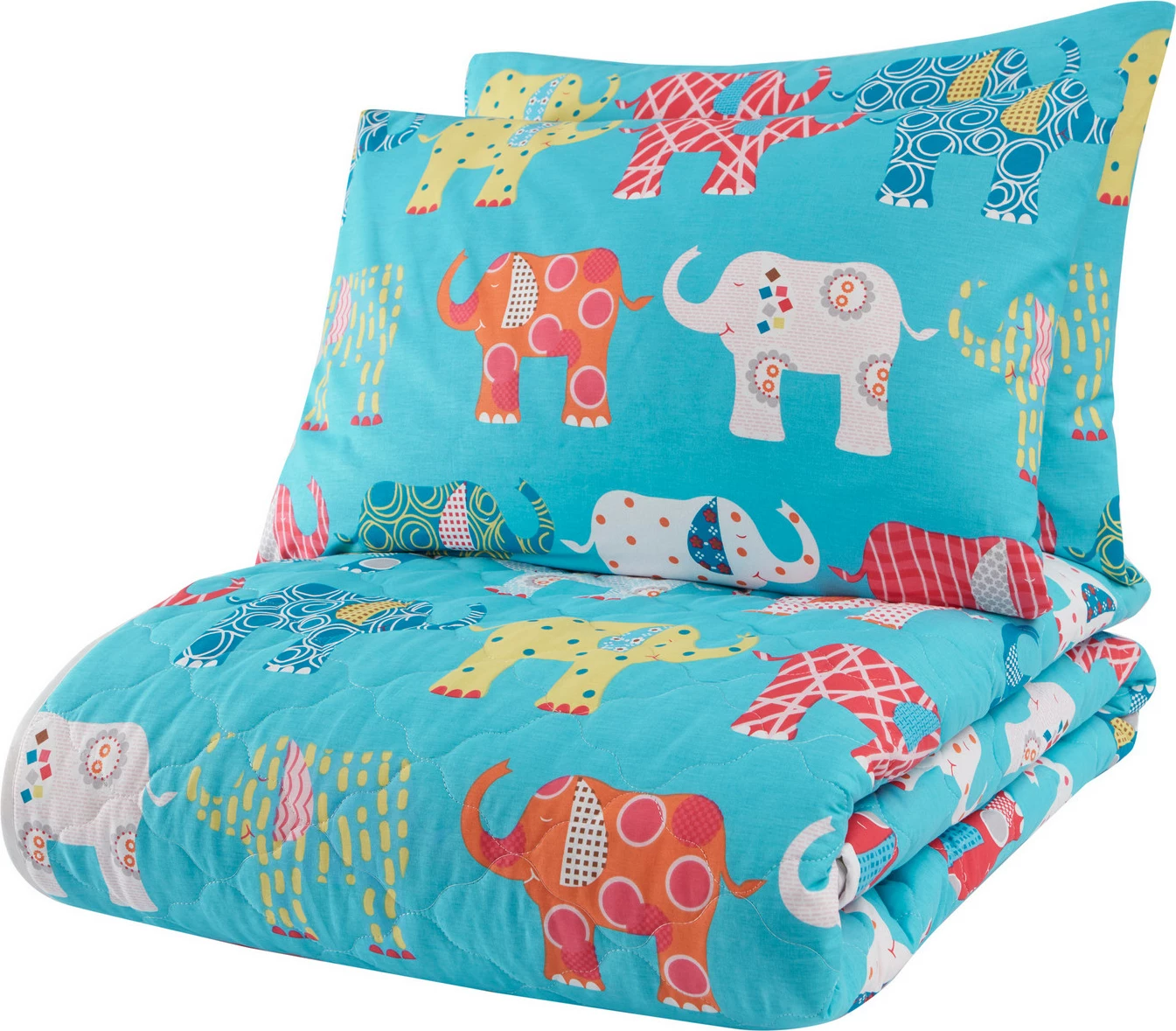 Prešito pregrinjalo za veliko posteljo Filika, večbarvno, L'Essentiel Linge de Maison