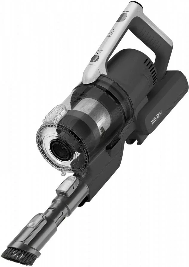 Vertikalen in prenosni sesalnik 2-v-1 Amica Joran Pet Turbo VM 9011, brez vrečke, 0,6 L, 60 min, črno/sivo/srebrn