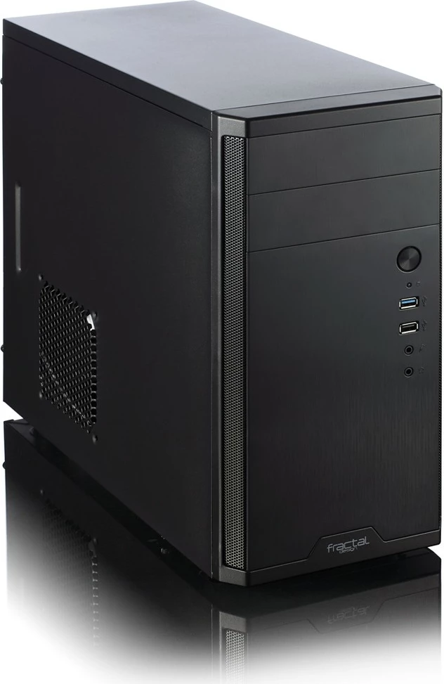 Računalniško ohišje Fractal Design Core 1100, Mini stolp, Micro ATX/Mini ITX, črn