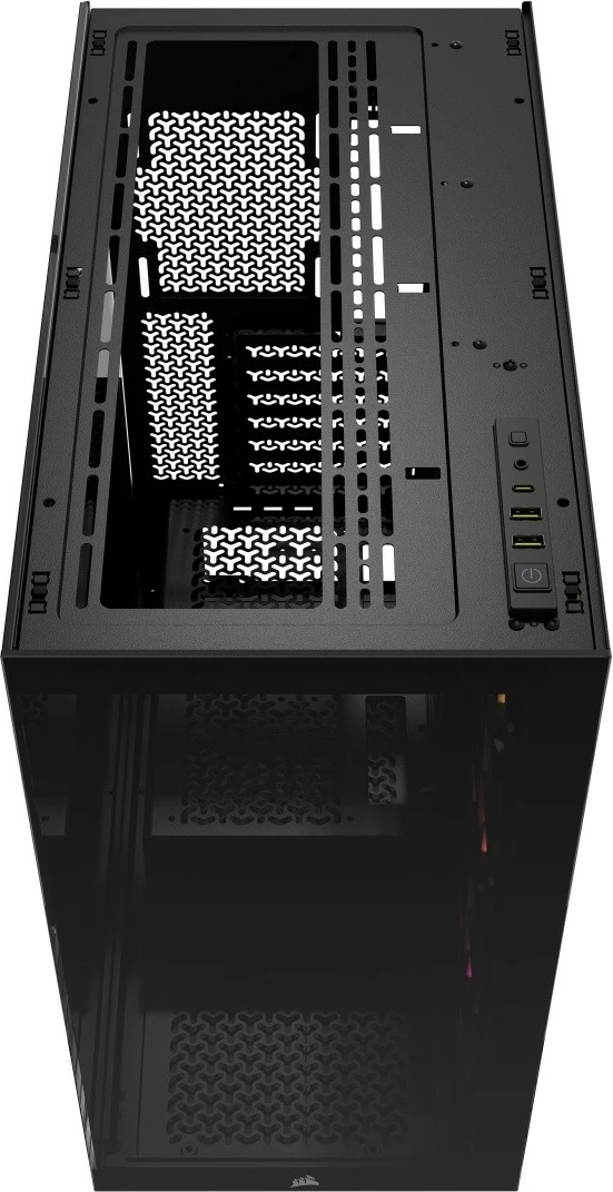Ohišje Corsair 3500X iCUE LINK RGB TG, Midi Tower, črno