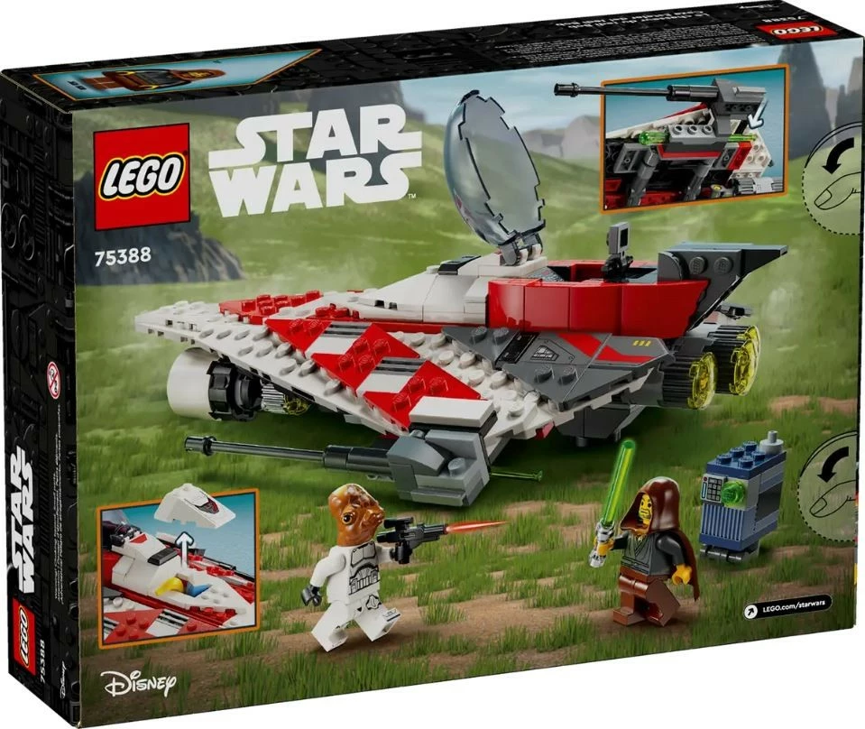 Vesoljska ladja Jedi Knight's Starfighter, komplet LEGO Star Wars Boba 75388, 305 kosov, za otroke 8+
