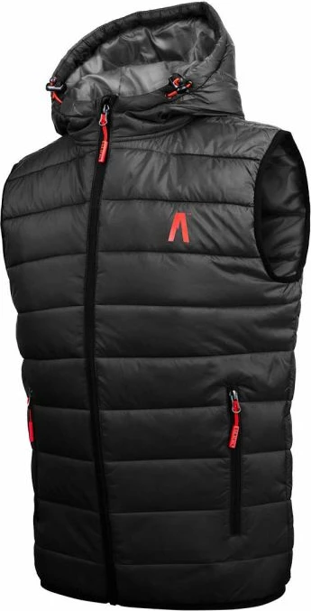 Toplejši brezrokavnik Alpinus Athos za moške, črn