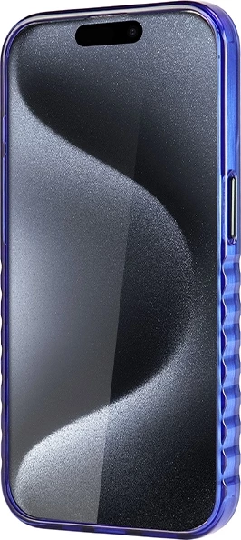 Zaščitni ovoj MagSafe z velikim logotipom Audi za iPhone 15 Pro, blu
