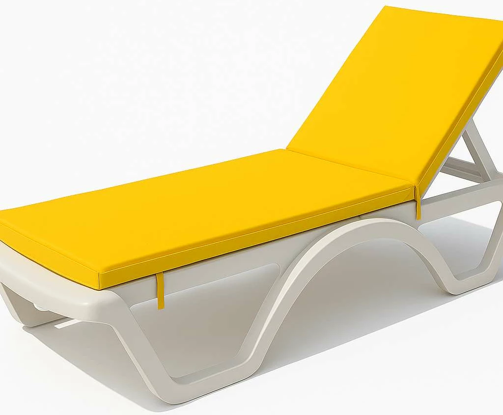 Vzglavnik za ležalnik, rumen, Sunny