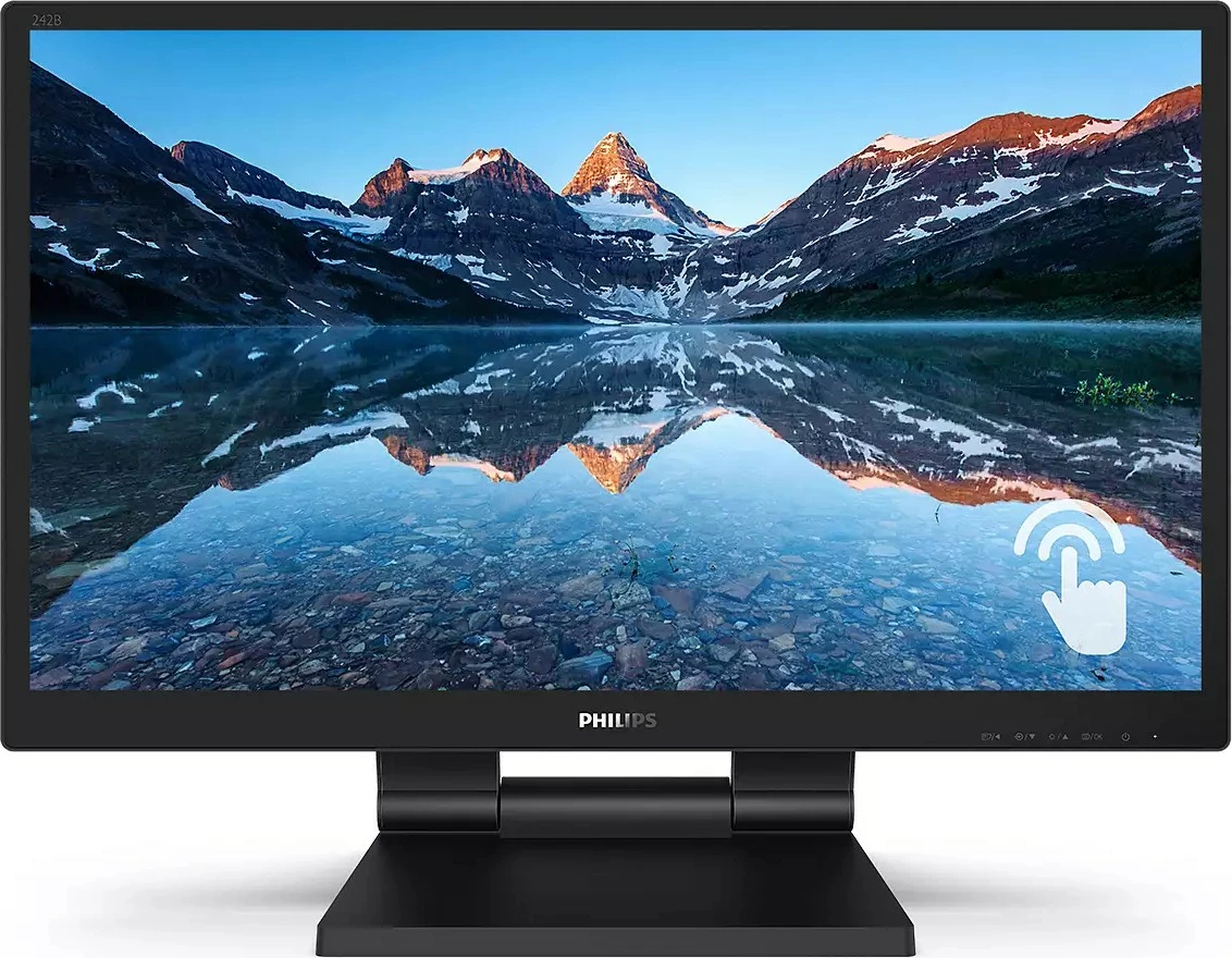 Dotikalen monitor 23,8 in Full HD, SmoothTouch, Philips 242B9T, črn