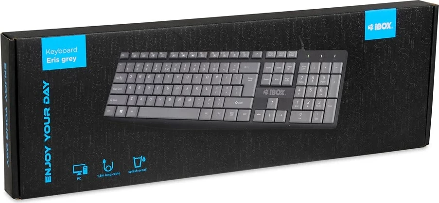 Polna velikost tastatura IBOX Eris USB, siva