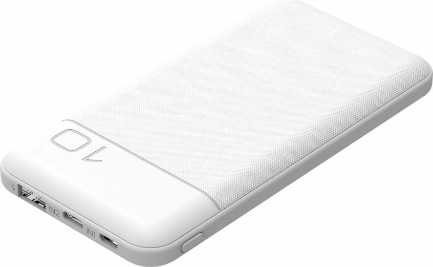 Zunanji akumulator iBOX PB10, 10000 mAh, bel