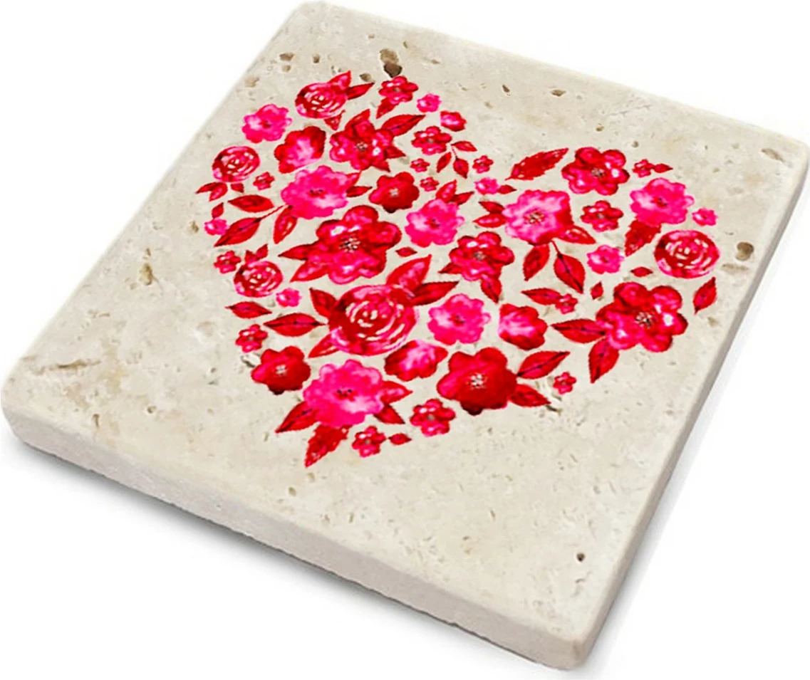 Nizko-profilni podstavki iz naravnega kamna, komplet 4 kosov, Hermia, TBA3626618872