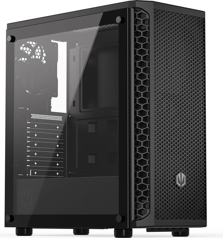 Midi tower ohišje s kaljenim steklom Endorfy Signum 300 Core, črna