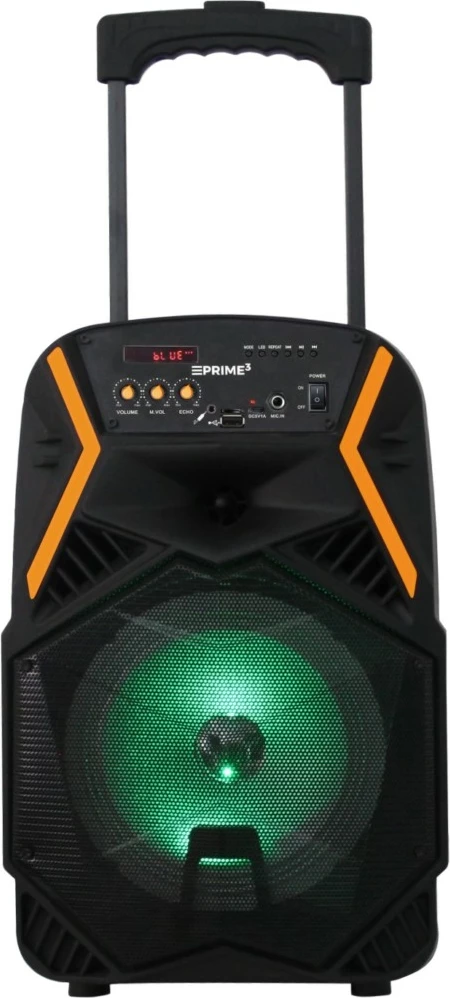 Prenosni zvočnik PRIME3 APS22 BLAZE z Bluetooth, karaoke, brezžični mikrofon, LED, črno/oranžen