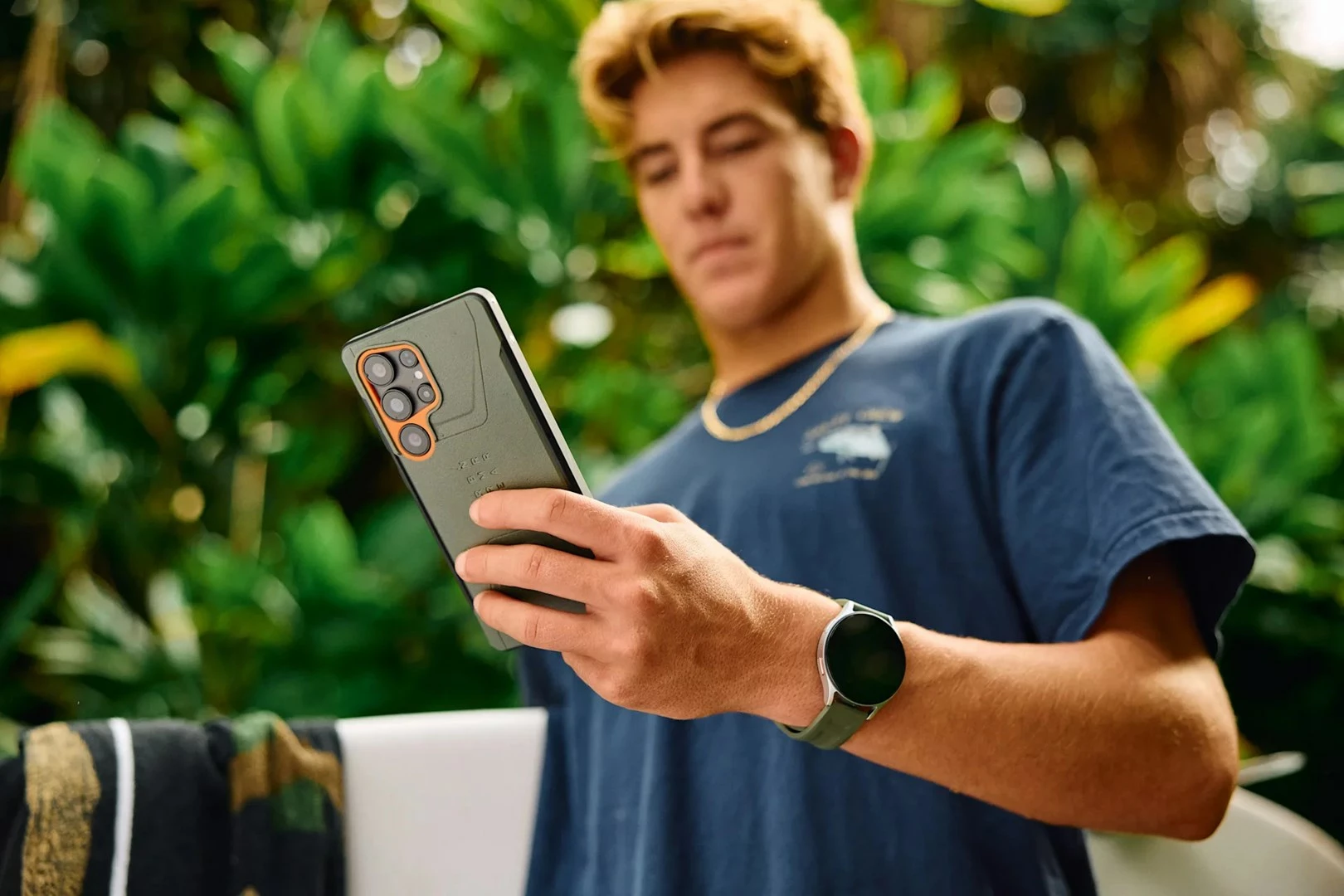 Zaščitni ovitek Urban Armor Gear Civilian za Samsung, 6,7", črn