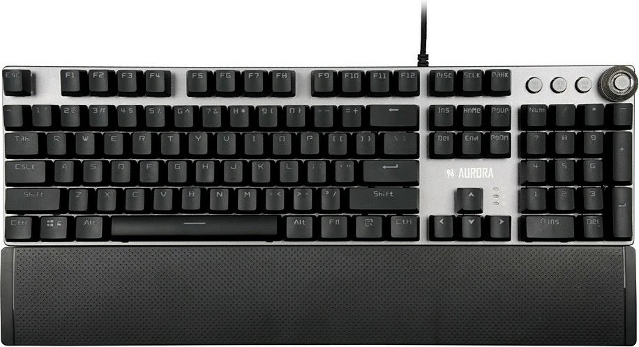 Mehanska igralna tipkovnica z RGB osvetlitvijo iBOX Aurora K-3, črna