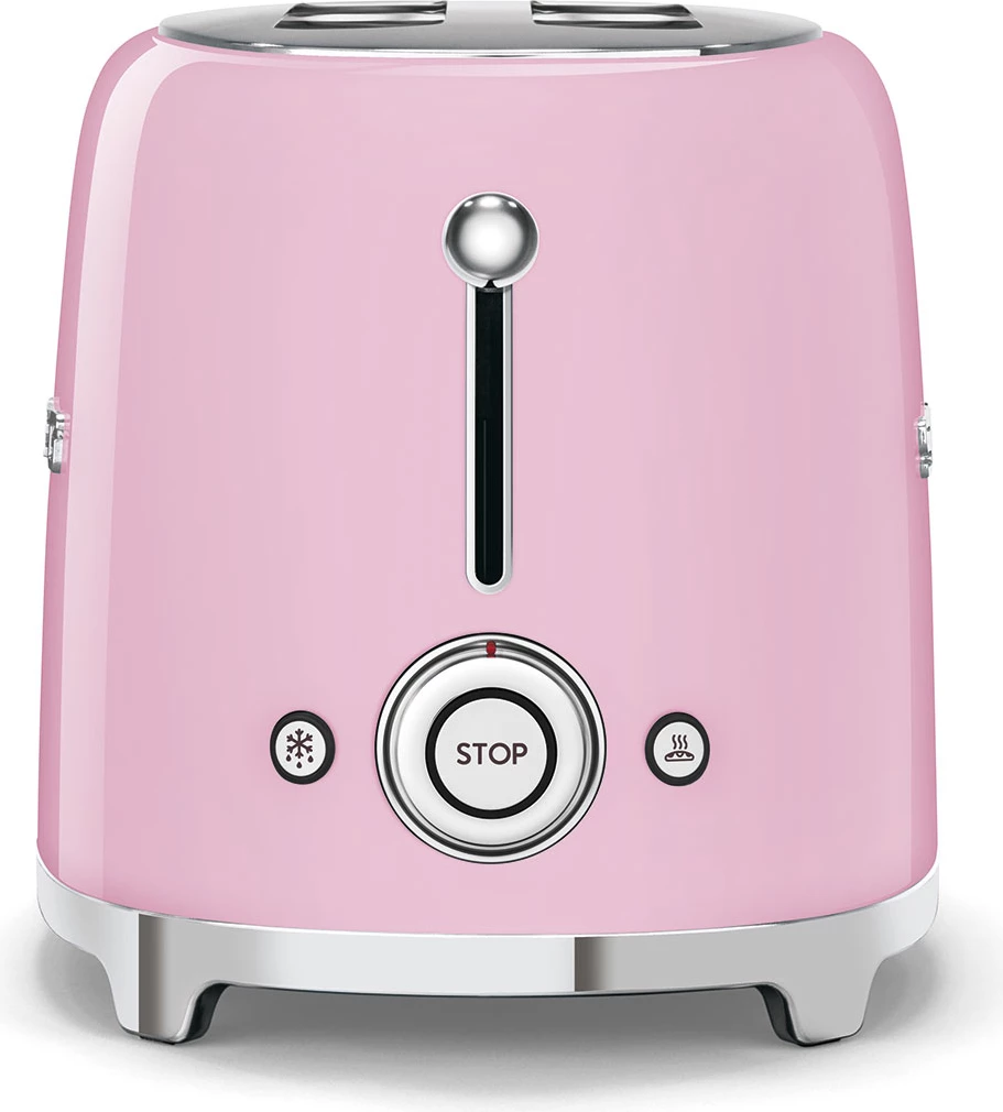 Toster za kruh Smeg 50's Style, 2x2, roza