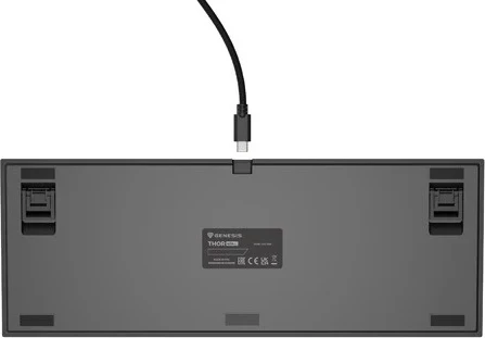 Mekančna tipkovnica TKL RGB Genesis Thor 404, črna