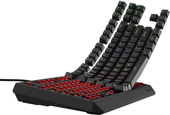 Mehanska tipkovnica Thor 230 TKL, Genesis, RGB, Outemu Red, črna