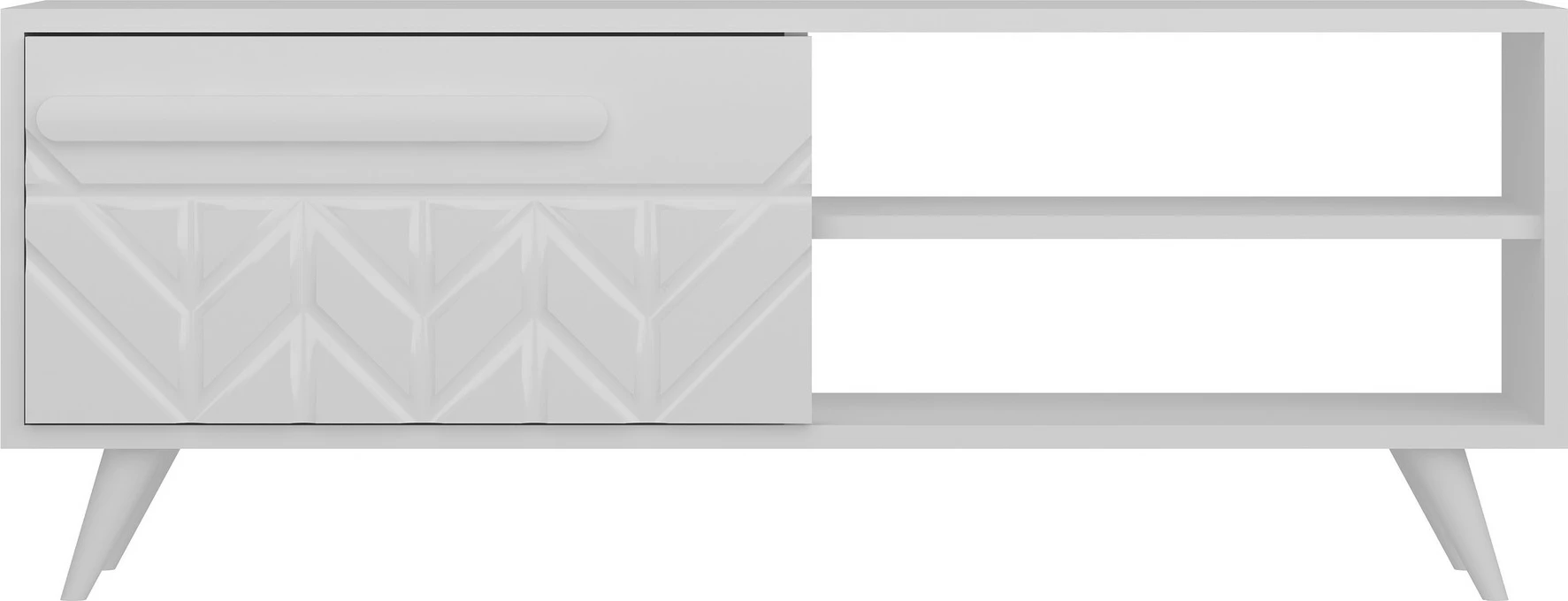 Komoda za TV Hanah Home Venedik, bela, 120x43.7x29.5 cm