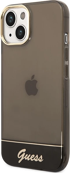 Ovitek za telefon iPhone 14 Plus 6,7\", Guess GUHCP14MHGCOK, črn, trdo ohišje