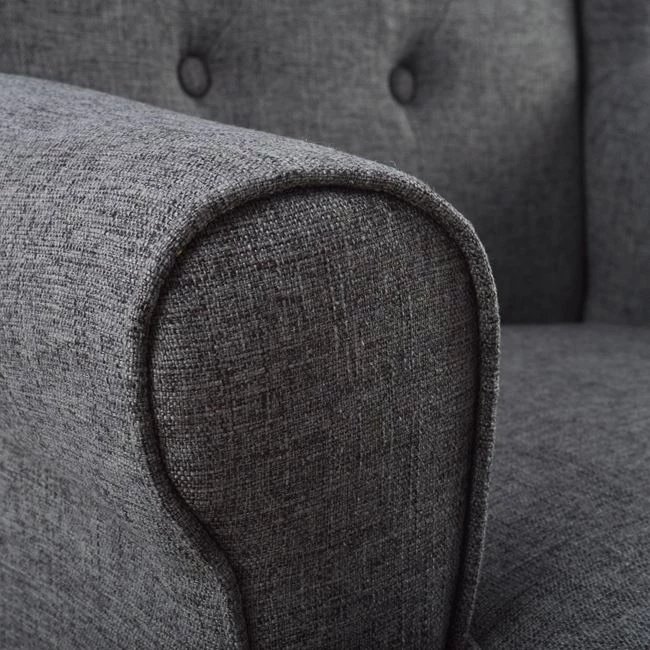 Bergere Brandon FH3073.10 iz sive tkanine 83x83x104 cm