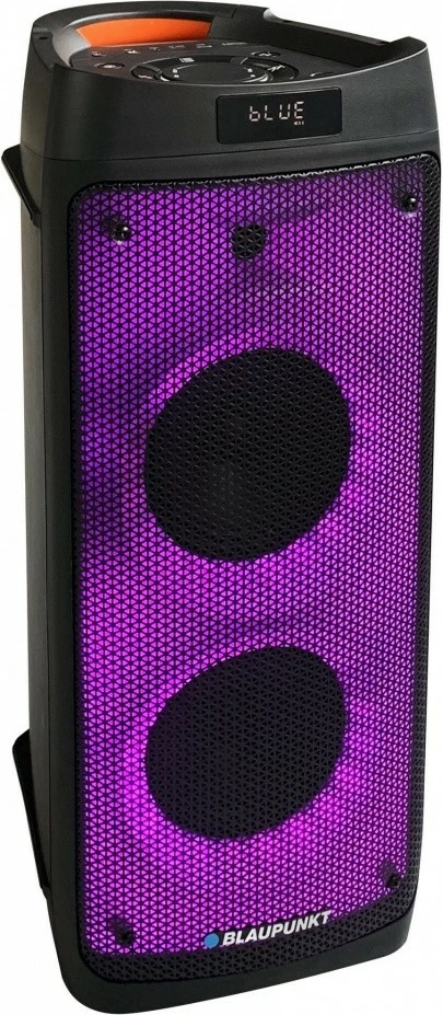 Zvočnik PartyBox Blaupunkt PB06DB, Bluetooth, Karaoke, 500 W, LED, črn, z 2 brezžičnima mikrofonoma