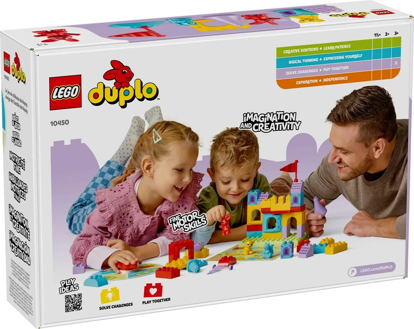 Igralni set LEGO DUPLO Hopsy's Castle Game, 47 kosov, večbarven