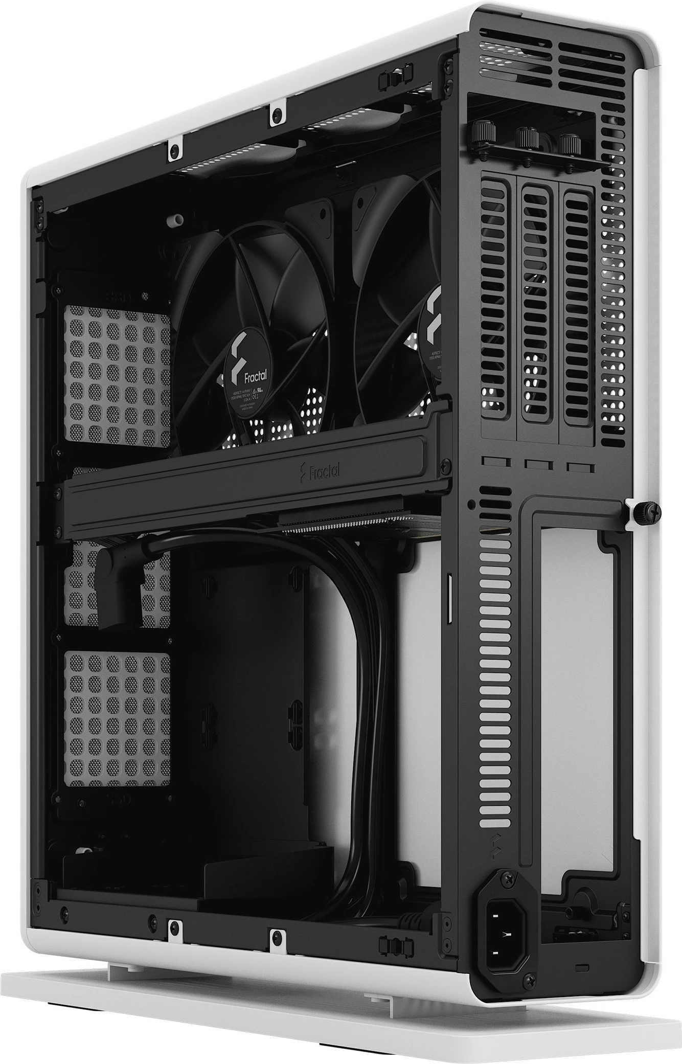 Kompaktna ohišje Fractal Design Ridge, Mini-ITX, SFF, belo