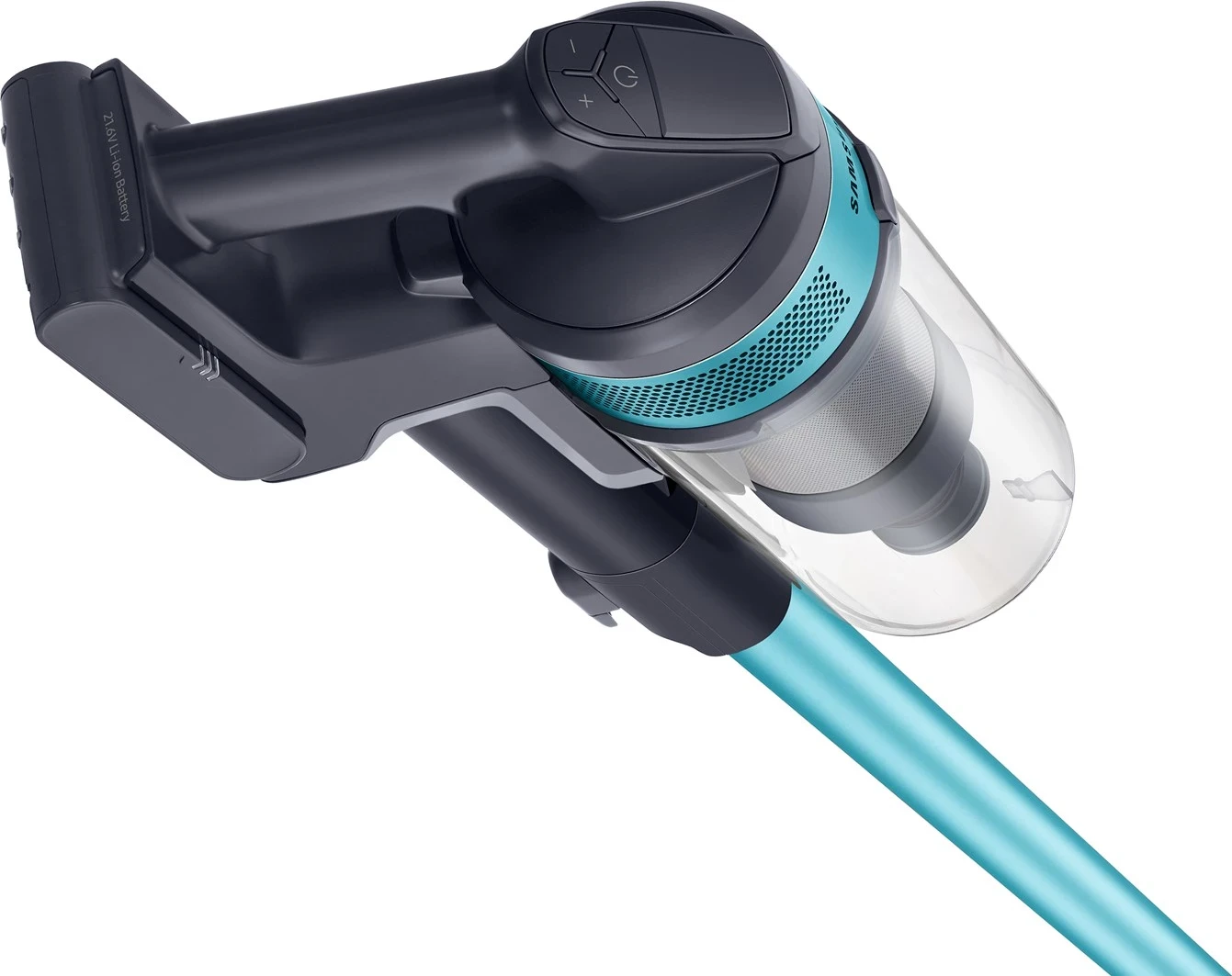 Brezvrečn sesalnik, akumulatorski Samsung VS15A6031R1, 0.8 L, 410 W, črno-zelen