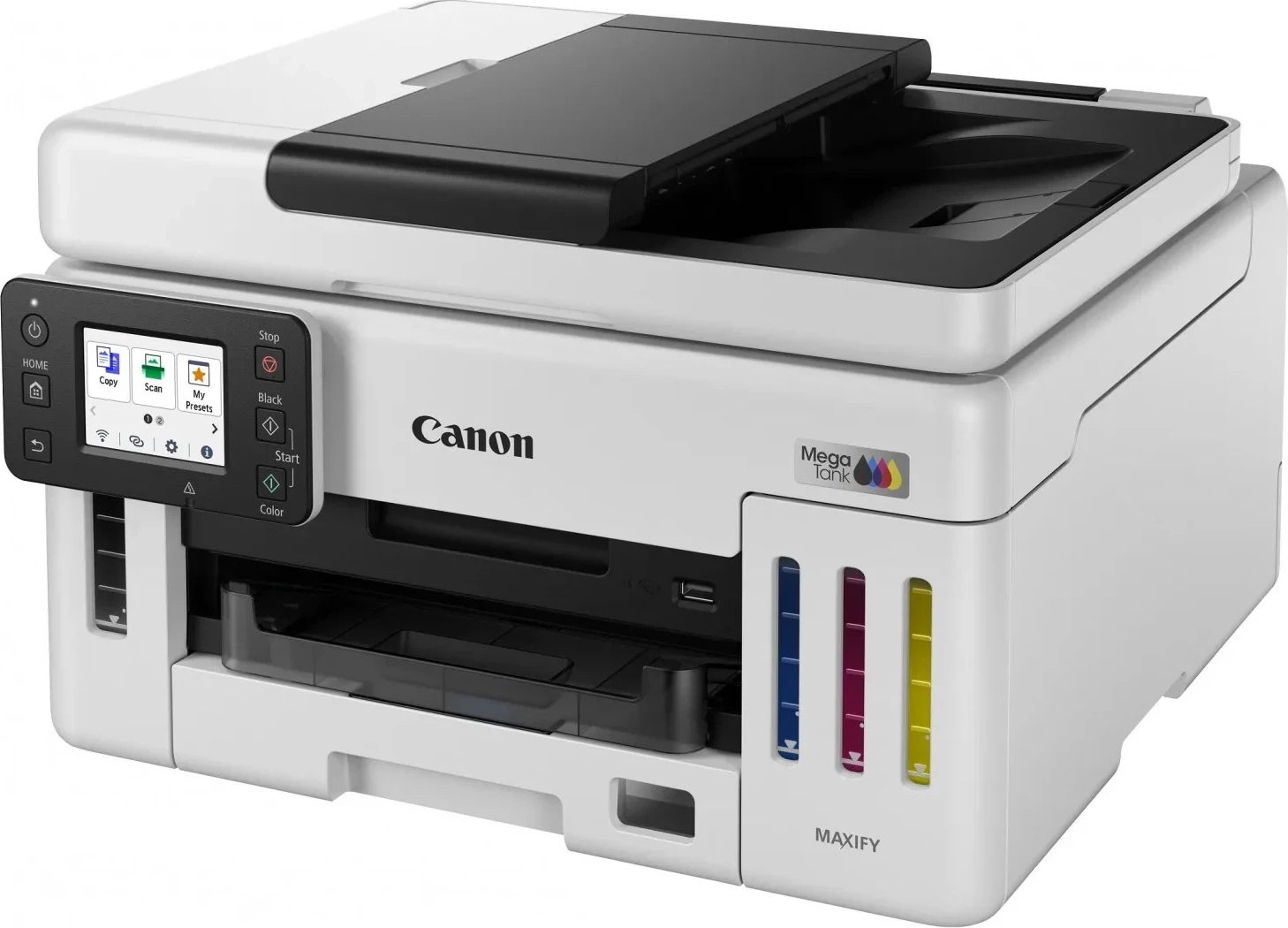 Multifunkcijski tiskalnik Canon MAXIFY GX6140, inkjet, bel