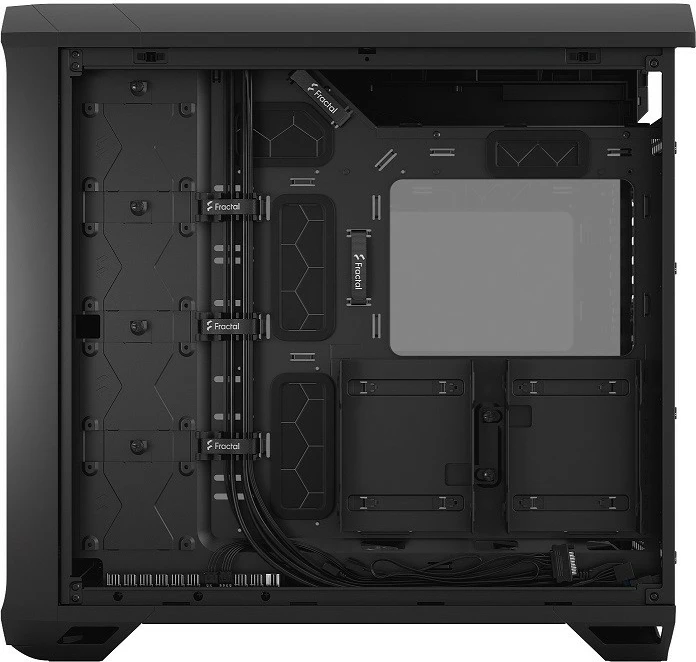 Računalniško ohišje Torrent Black TG Light Tint Fractal Design, ATX, kaljeno steklo, črn