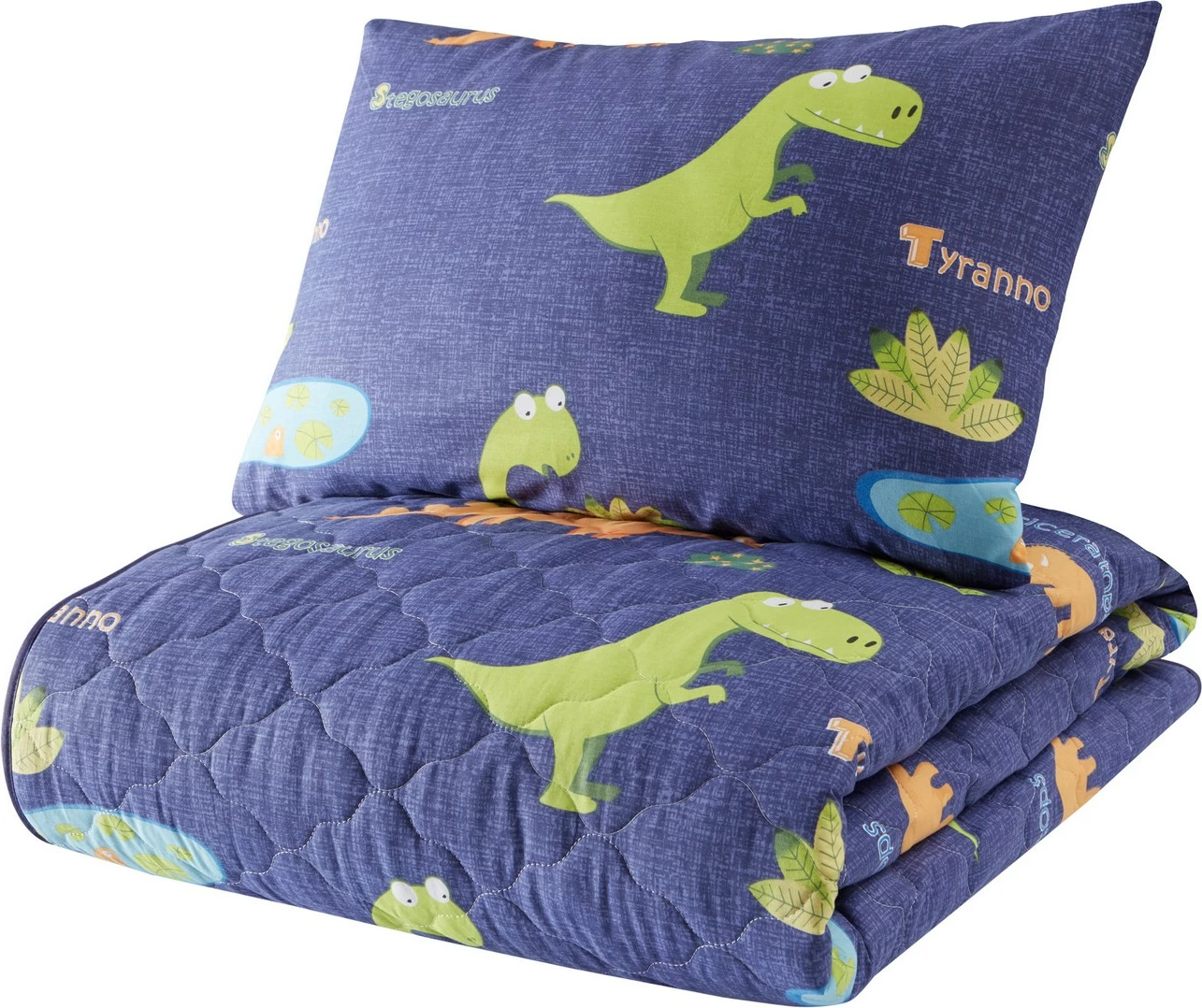 Pokrivalo za enojno posteljo L'essentiel Dinolar, temno modro