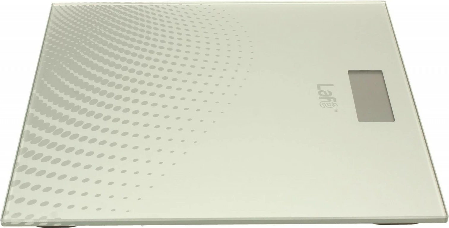 Elektronska kopalniška tehtnica Lafe WLS001.1, dekorativno steklo, bela