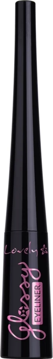 Eyeliner z visokim sijajem Lovely Glossy, črn 2 g