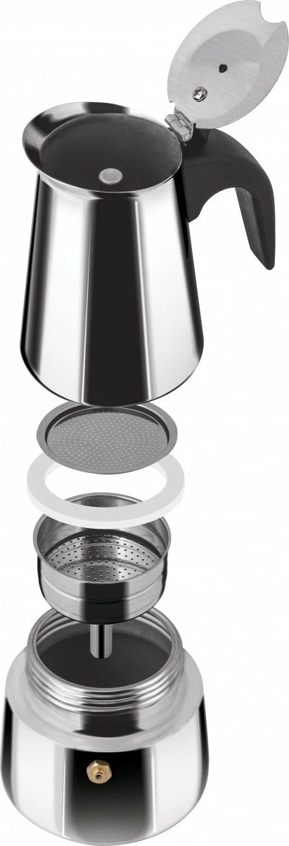 Kavni aparat Lamart LT7076 Moka Kaffe, 200 ml, jeklo