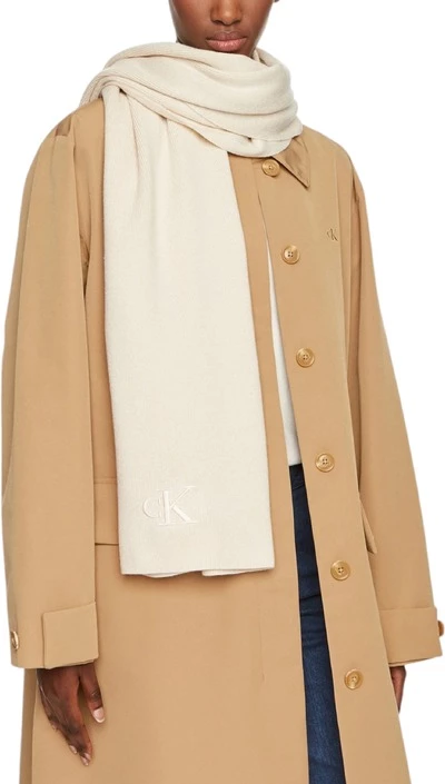 Šal za ženske, bež, Calvin Klein